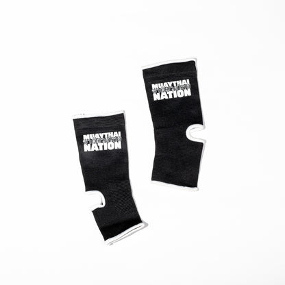 Muay Thai Nation elastic compression ankle guards