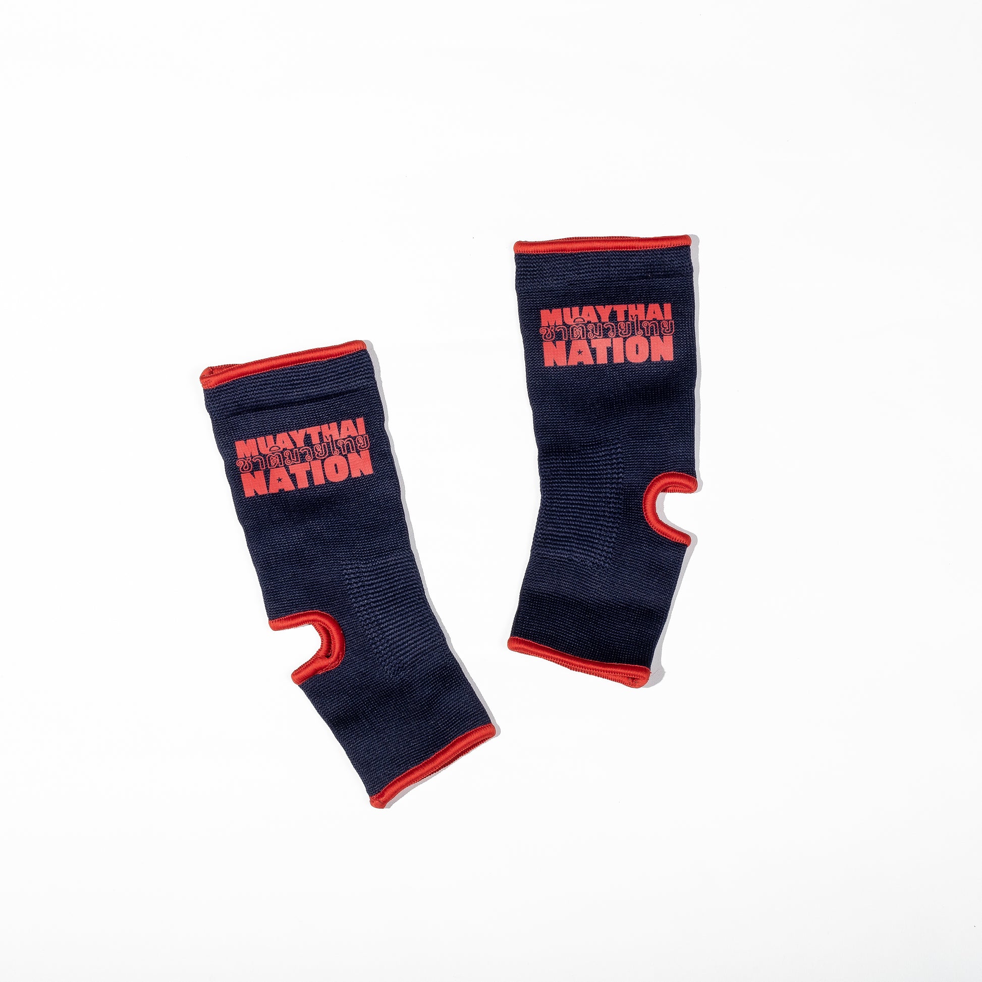 Muay Thai Nation elastic compression ankle guards