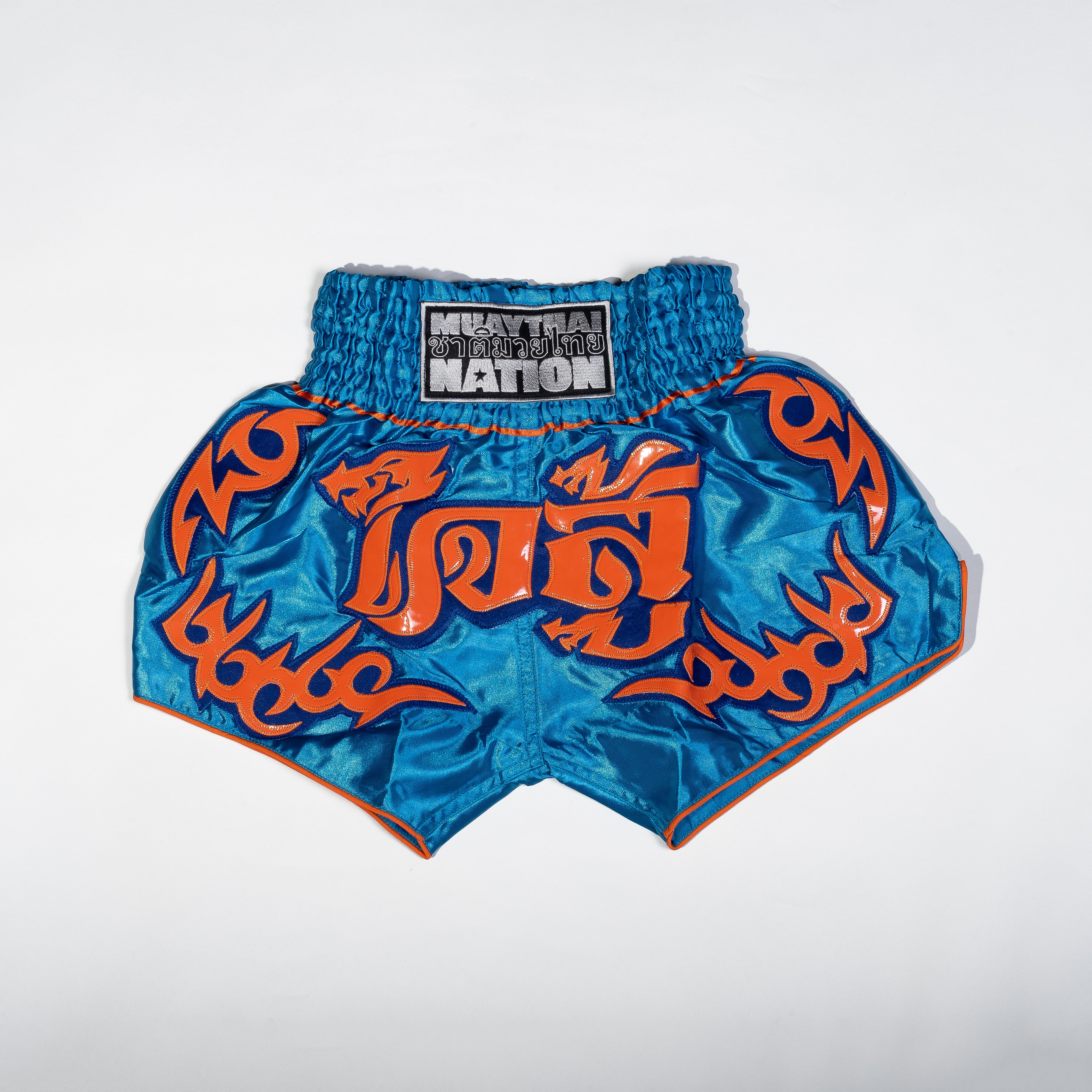 Blue w/ Orange Trim