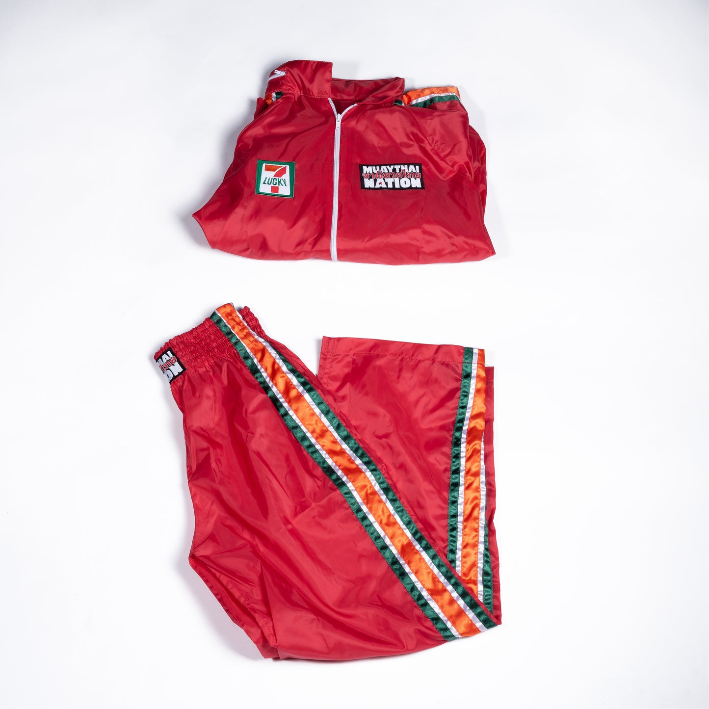 Muay Thai Nation limited edition Lucky 7 red tracksuit